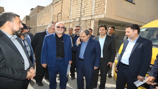 بازدید مهندس موهبتی از روند ساخت مرکز جامع سلامت شاپورآباد در شهرستان برخوار